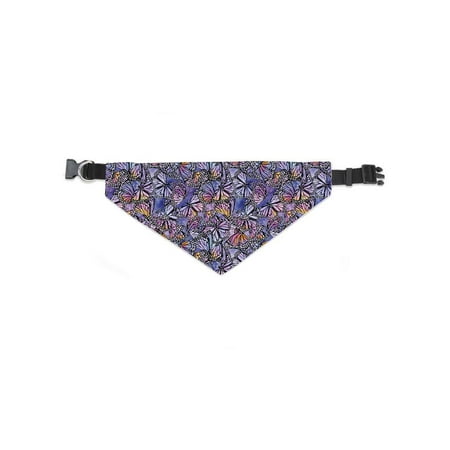 Chic Butterfly Galaxy Pattern Bandana -Image by Shutterstock, Small