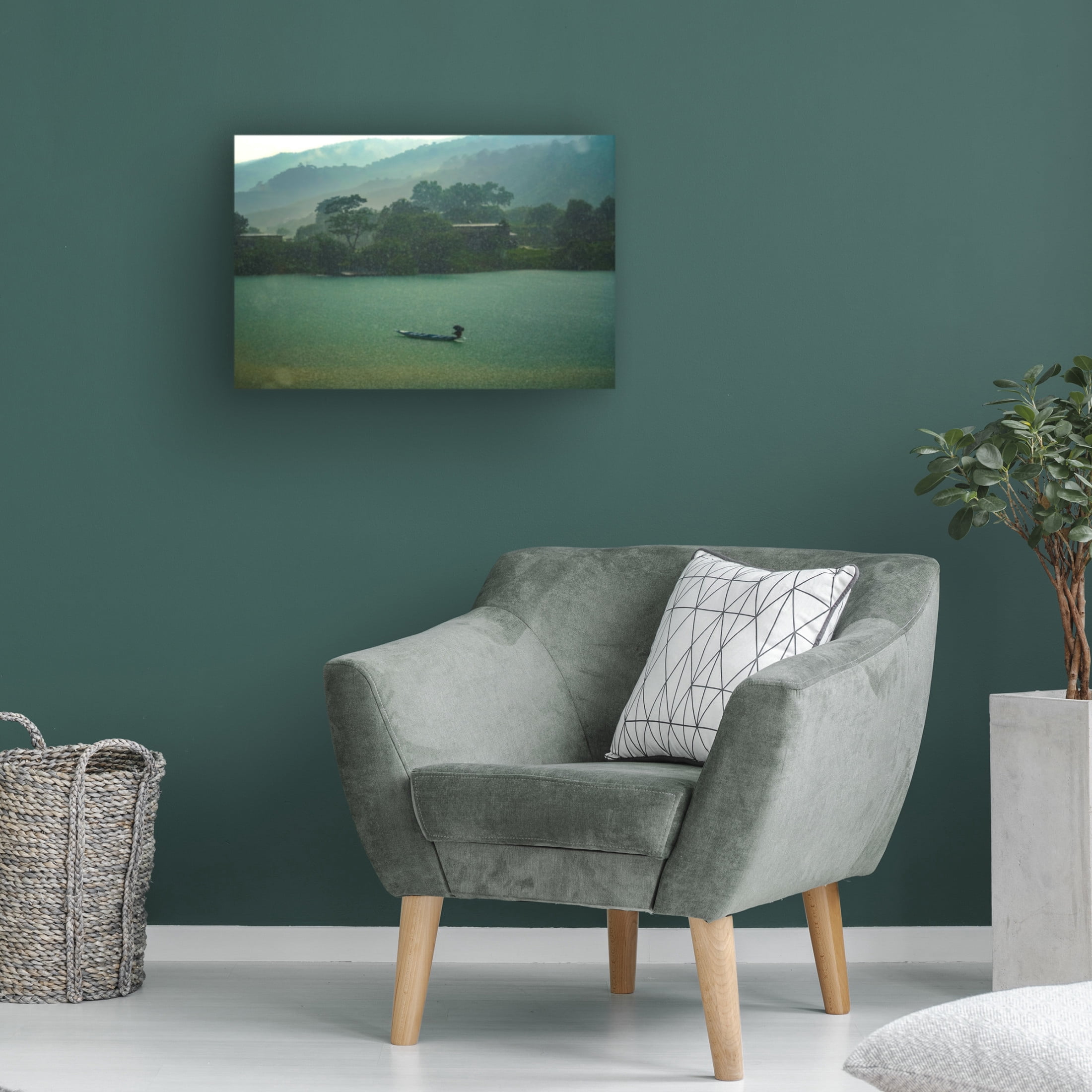 Trademark Fine Art Zabed Hasnain Chowdhury Monsoon Beauty Canvas Wall Art