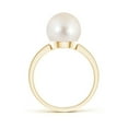 thumbnail image 2 of ANGARA Classic Freshwater Cultured Pearl Solitaire Ring in 14K Yellow Gold for Women | June Birthstone, Birthday, Anniversary, Jewelry Gift for Women | Pearl Ring, 2 of 7
