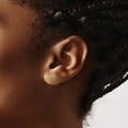 thumbnail image 3 of 14k Madi K 3mm Genuine Peridot Birthstone Heart Earrings, 3 of 5