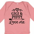 thumbnail image 4 of Inktastic Gigi and Poppy Love Me Girls Long Sleeve Baby Bodysuit, 4 of 5