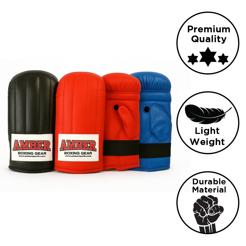 Amber Extreme Boxing Bag Gloves in Black Size: Small