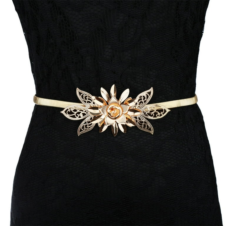 Metal clearance flower belt