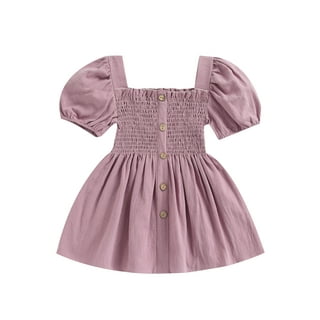 The Pioneer Woman Mommy and Me Girls Smocked Square Neck Tiered Dress ...