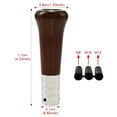thumbnail image 6 of Car Gear Shifter Knobs Walnut Wood Grain Classic Knob 5 Speed With Adapter, 6 of 6