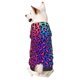 thumbnail image 1 of Balery Leopard Neon Rainbow Gradient Sudadera con Capucha para Perros Pequeños – Ropa para Mascotas, Disfraz para Perros y Gatos, Ideal para Fiestas y Cosplay-X-Small, 1 of 7