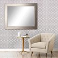 thumbnail image 3 of Subway Silver Framed Vanity Wall Mirror 32''x 36'', 3 of 4