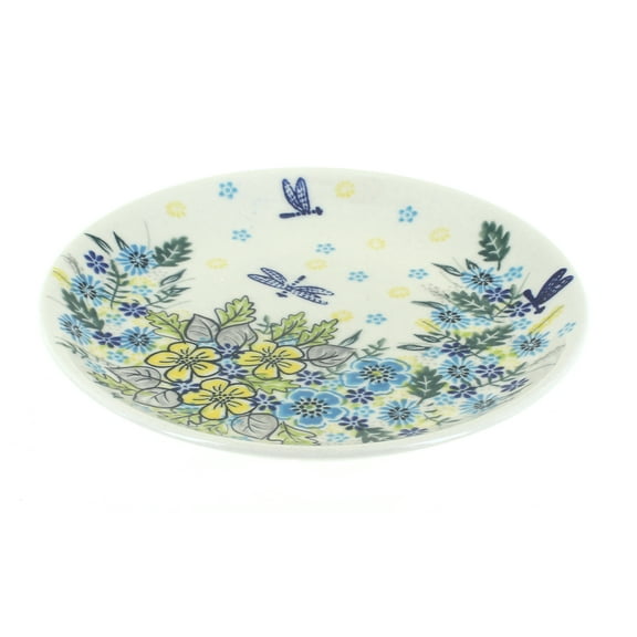 Blue Rose Polish Pottery Alyssa Dessert Plate