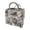 Beige, variant on Floral Fabric Foldable Storage Basket, Large Capacity Quilted Organizer Bin with Reinforced Handles, Multipurpose Storage Tote for Home Laundry Sundries Car Interior and Picnic(Beige,33x27x26cm)