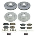 thumbnail image 2 of PowerStop Front and Rear Geomet Coated Brake Rotor and Pad Kit Fits: NISSAN Select Models CRK8816, 2 of 6