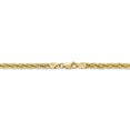 thumbnail image 4 of 14K Yellow Gold Diamond Cut 3.3mm Semi-Solid Chain 20 Inch, 4 of 6
