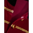 thumbnail image 6 of YEAHDOR Kids Boys Honor Guard Uniform Velvet Long Sleeve Tassels Coats,Sizes 4-16, 6 of 7