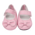 thumbnail image 1 of Zapatos hechos a mano del bowknot del verano de la muñeca de la muchacha de 18 Zulema Zapatos de muñeca para muñecas de 18 pulgadas, 1 of 7