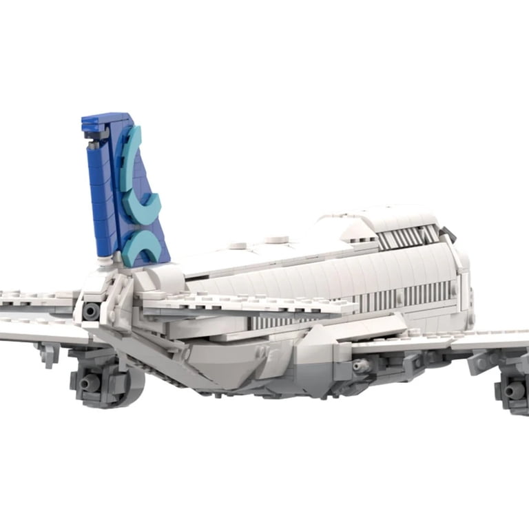 MOC-160693 747 Jumbo Jet Civilian Aircraft Model Building Blocks