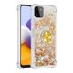 thumbnail image 2 of Funda para Samsung Galaxy A22 5G con Brillo Líquido Flotante, Purpurina, Parachoques y Anillo Giratorio Soporte, 2 of 5