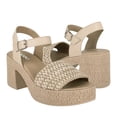 thumbnail image 1 of SANDALIAS DAMA STYLO 0032 TEXTIL BEIGE, 1 of 4