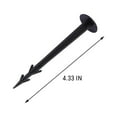 thumbnail image 3 of 50pcs Plastic Garden Stakes for Artificial Grass, Sod Pins & Fence Barriers - 0.98x4.72in, 1.38x6.3in, 1.38x7.87in Sizes - Heavy-Duty Securing Pegs for Landscaping & Parterre Tools UKHBMC, 3 of 7