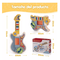thumbnail image 4 of Guitarra Eléctrica Con Piano, Juguete Didáctico, Para Niños, Multicolor, 4 of 5