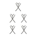 thumbnail image 3 of Minnieouse Cupless Bras Resilience Body Bandage Lingerie Harness Bra Passionate Erogenous Strappy Brassiere Goth Design Simple Type2 NO2, 3 of 6