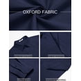 thumbnail image 3 of COOFANDY Oxford Shirts for Men Casual Button Down Cotton Shirts Long Sleeve Dress Shirts with Pocket, 3 of 6