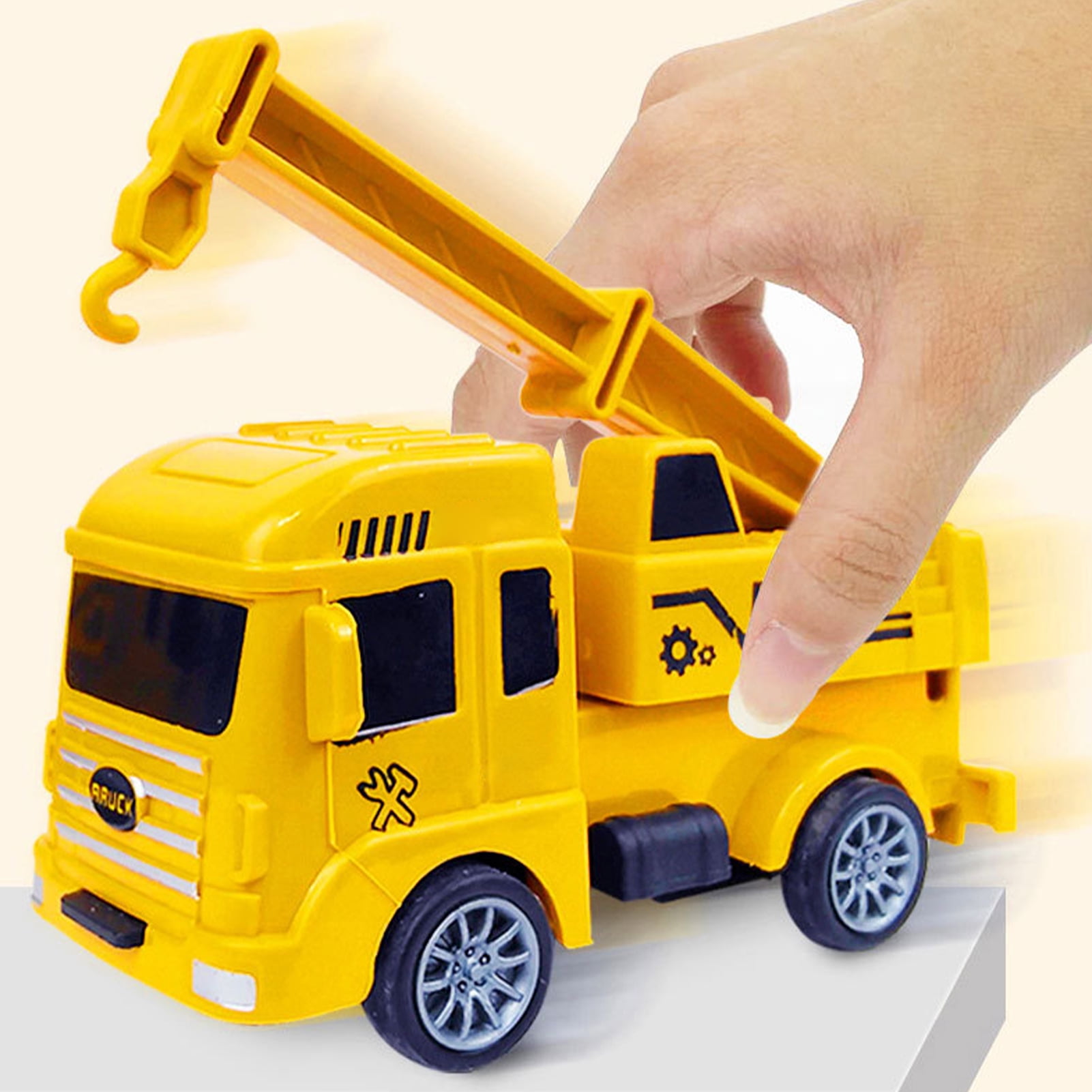 qollorette Wind Up Toy Vehicle, Assemble 3D Puzzle Crane Toy Construction  Truck Kids Learning Educational Building Toy - Mini Pull Back Toy for Children  Boys & Girls - Yahoo Shopping