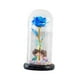 thumbnail image 4 of Flores artificiales Rosa, Lámpara LED en una de cristal Lámpara de mesa Hecha a mano Luminosa Única eterna para la decoración del , Azul perfecl Flores eternas, 4 of 8