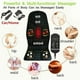 thumbnail image 5 of Cordless Heat Therapy Massager Chair Pad, Electric Heating Vibrating Cervical Neck Back Body Cushion Massager for Car Home Lumbar Mattress, 5 of 5