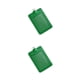 thumbnail image 3 of Seitruly 10 piezas de cubierta de tarjeta de identificación PU carcasa protectora de negocios multifuncional tarjetas de autobús manga mujeres hombres Vertical/Verde 2piezas, 3 of 6