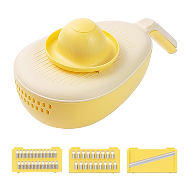 Utensilios de cocina, picadora de verduras multifunción 3 en 1, artefacto para cortar verduras, rallador de patatas, rebanador, cortador de verduras multifuncional de cocina.