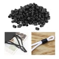 thumbnail image 1 of 400 Uds hebilla de cordón elástico ajustable enchufe de cuerda de mufla bucal de silicona multifunción negro, 1 of 6