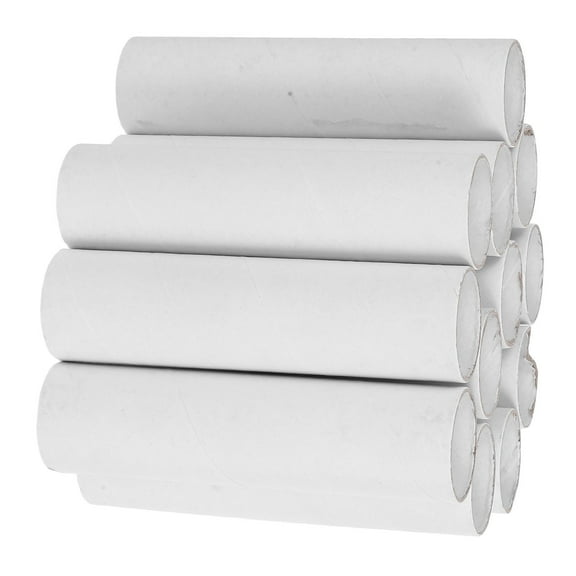 Homoyoyo Reusable White Document Shipping Rolls for Craft Projects, 12 Pieces Packing Paper Rolls