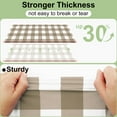 thumbnail image 2 of decorUhome 6Pcs Disposable Tablecloth for Rectangular Table, 54x108 Inch Khaki and White Checkered Table cover for Party, Birthday, Picnic, 2 of 8