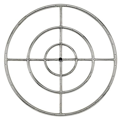 Stanbroil 30" Round Fire Pit Burner Ring, 304 Series Stainless Steel, BTU 435,000 Max