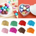 thumbnail image 4 of 100pcs Aluminum Foil Chocolate Candy Wrapper DIY Crafts 16x16cm - Gold, 16x16cm, 4 of 6