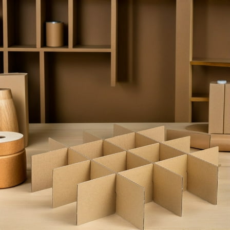 Soimiss Cardboard Boxes For Moving Glassware Moving Box Khaki 5Pack