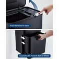 thumbnail image 4 of Senfot 16 Gal Dual Trash Can for Kitchen, Black (33L + 28L Compartments), 4 of 6