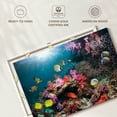 thumbnail image 6 of Elephant Stock Andaman Sea Life Wall Art - Horizontal Canvas Wall Art - Living Room Wall Decor - Animal Canvas - Teal And Yellow Decor - 36" x 24", 6 of 8