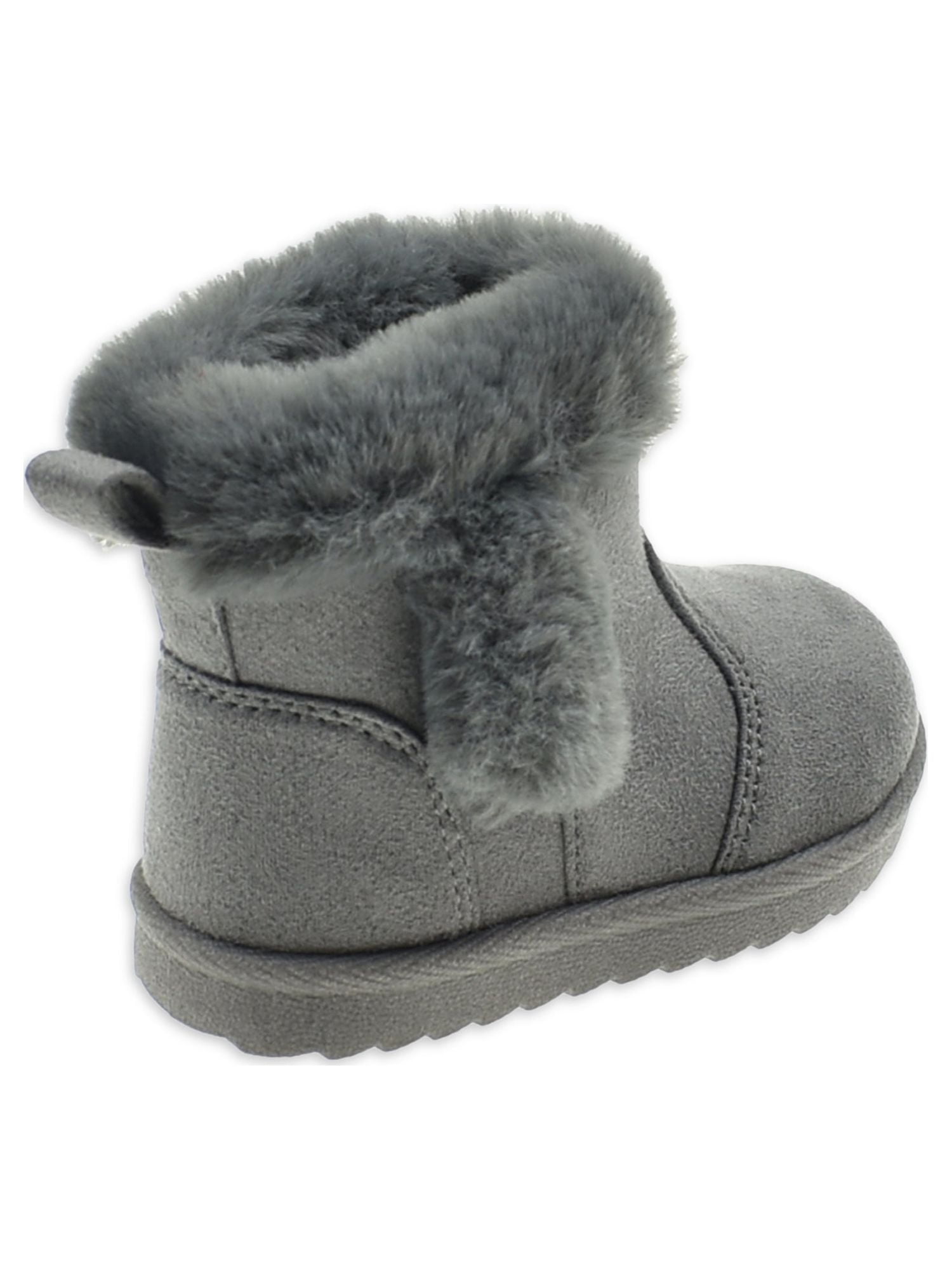 Wonder Nation Baby Girl Faux Shearling Boot, Sizes 2-6