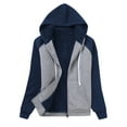 thumbnail image 3 of DAFPZW Women's Winter Fleece Hoodies Heavyweight Warm Thick Full Zip Up Sweatshirt Outerwear, 3 of 7