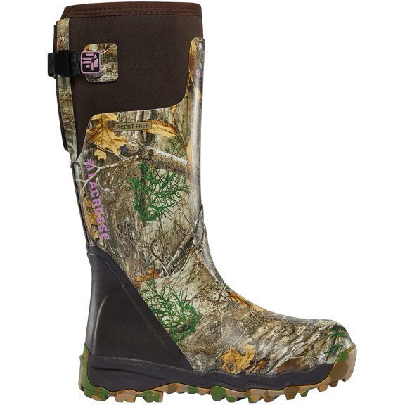 LaCrosse Women's Alphaburly Pro 15", Realtree Edge | Natural Rubber/Nylon