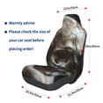 thumbnail image 3 of Balery Realistic Rose Skull Funda de Asiento para Auto con Diseño - Cubierta Frontal Suave y Transpirable con Protector Antideslizante- 1 Unidad, 3 of 5