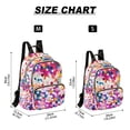 thumbnail image 2 of FORMRS Mini Backpack Purse for Women Travel Daypack Casual Shoulder Bag, Purple Colorful Circles, 2 of 7