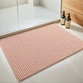 thumbnail image 2 of Alfombrillas de baño REGALWOVEN, suaves y esponjosas, tapetes de baño antideslizantes, extra gruesos de microfibra, rosa 20" x 32", 2 of 6