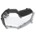 thumbnail image 1 of Headlight Lens Cover, Wearproof Headlamp Guard Durable With Black Frame For Motorcycle Accessories, 1 of 8