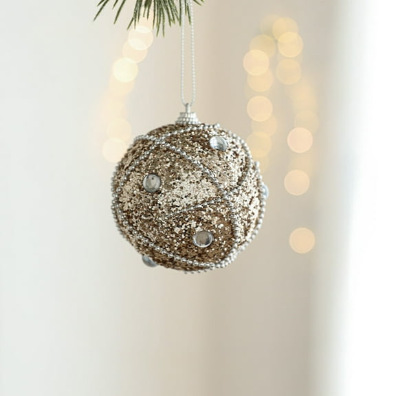 YOHAVEN Rose Gold Plastic Christmas Balls Ornaments for Tree Decorations, Holiday Party Decor, Christmas Garland Embellishments, Indoor Christmas Decorations, Christmas Gifts for Women