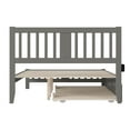 thumbnail image 5 of AFI Tahoe Wood Queen Platform Bed with Footboard and Twin XL Trundle in Grey, 5 of 6