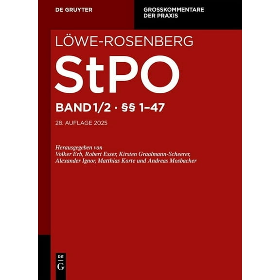 GroÃkommentare Der Praxis §§ 1-47, (Hardcover)