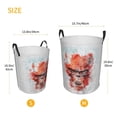 thumbnail image 5 of ZICANCN Skull Gothic Horn Art Laundry Basket Organizer - Dirty Clothes Hamper for Bathroom Kids Girls Boys Laundry Hamper Medium, 5 of 8