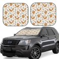thumbnail image 1 of Fotbe Squirrel And Leaves Juego de 2 Piezas de Parasoles para Parabrisas | Bloqueador Solar para Auto | Accesorios Plegables para Protección Solar Interior-Large, 1 of 6