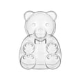 thumbnail image 1 of Birdeem 12-Piece Bear Shaped Container Set, Clear Plastic Storage Box with Lid for Candy, Party Favors, Small Gifts and Home Organization, 1 of 9